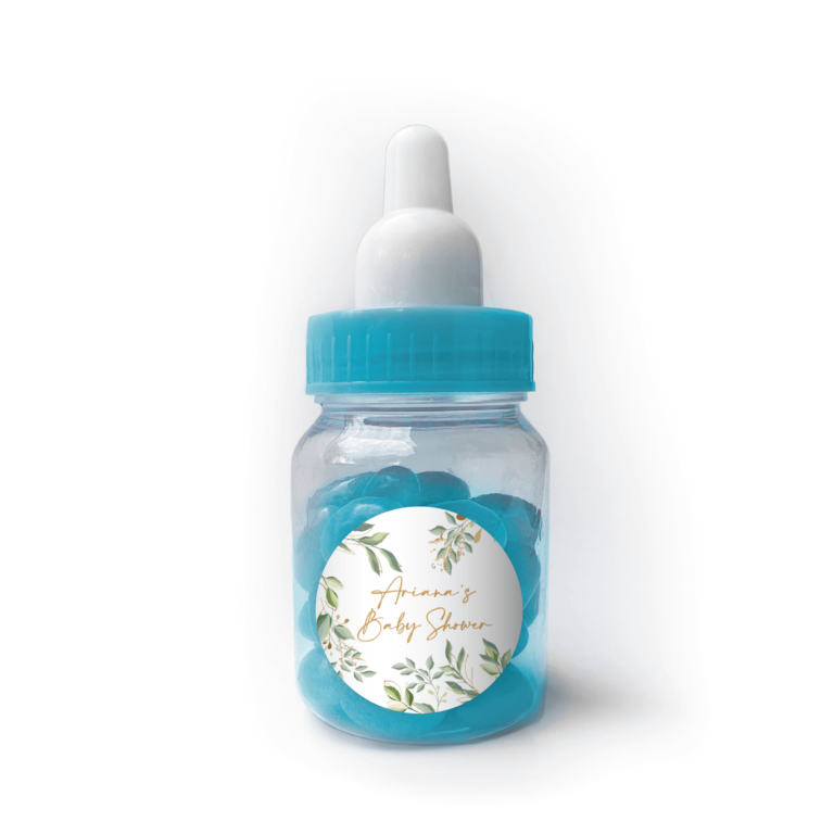 Eucalyptus Leaves Blue Baby Bottle Jelly Beans