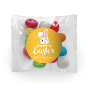 yellow bunny custom jelly beans