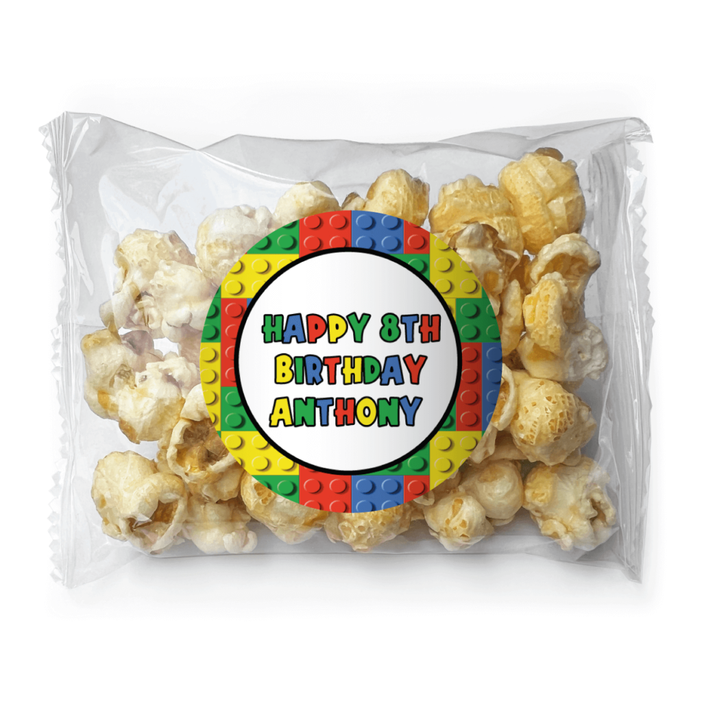 lego bricks personalised mini cookies