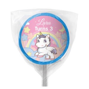 unicorn party personalised mini jelly bean bags