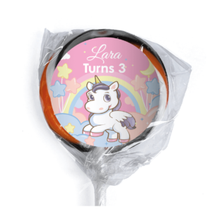 unicorn party personalised mini jelly bean bags