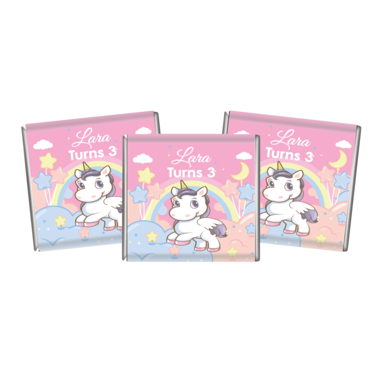 Unicorn Party Petite Chocolate Favours