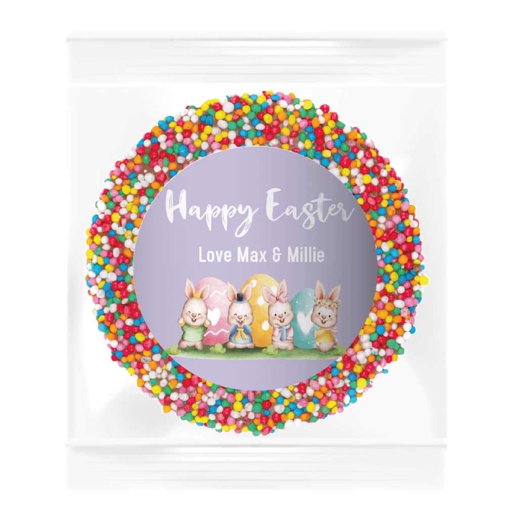 watercolour easter bunnies giant freckle custom