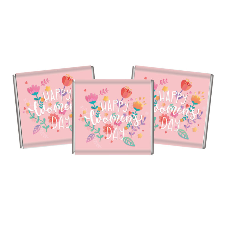 Pastel Florals Womens Day Petite Custom Chocolates
