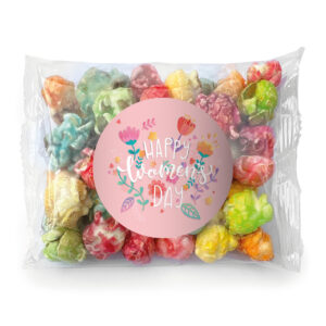 pastel florals favors popcorn rainbow
