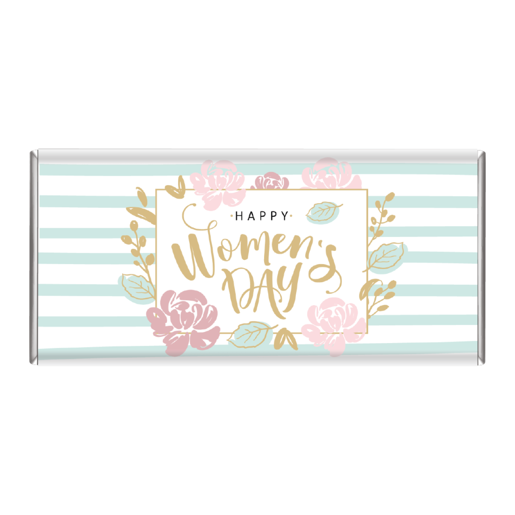 pretty pastel florals favors chocolate