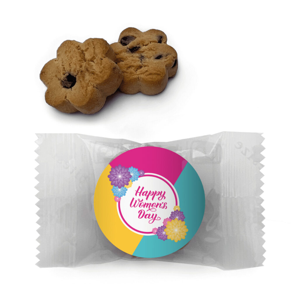 womens day bright blossoms custom cookies
