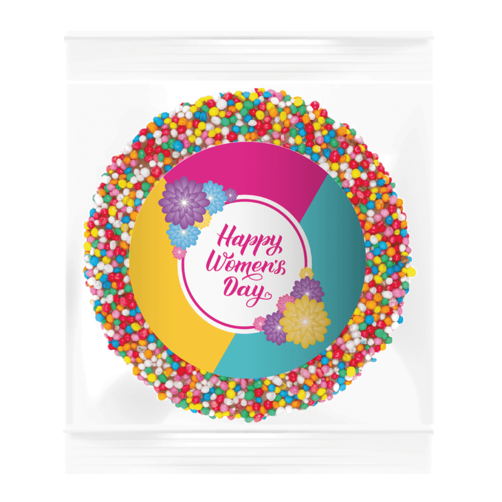 womens day bright blossoms giant freckle