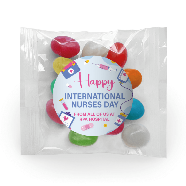 Happy Nurses Day Custom Jelly Bean Bags