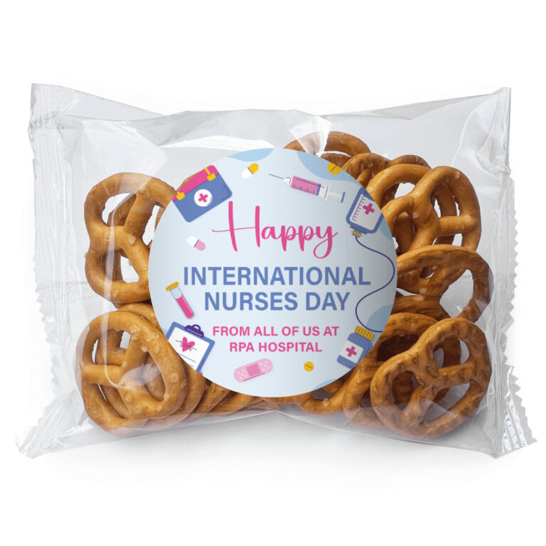 Happy Nurses Day Custom Pretzel Bags