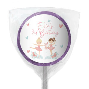 ballerina lollipop purple