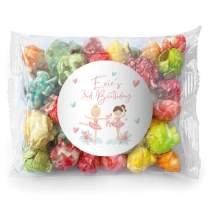 ballerina popcorn rainbow