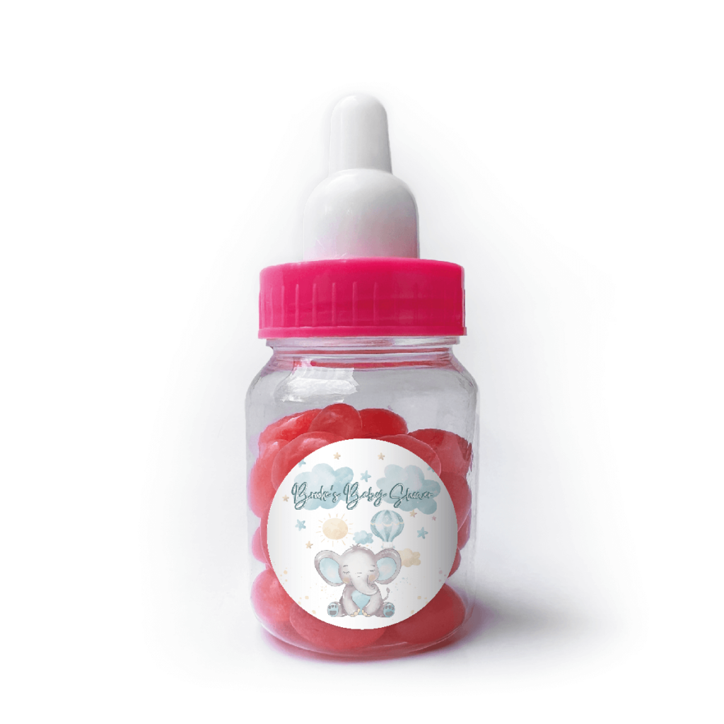 blue baby elephant web jelly bean pink