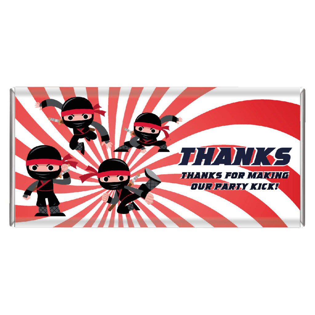 ninja party chocolate