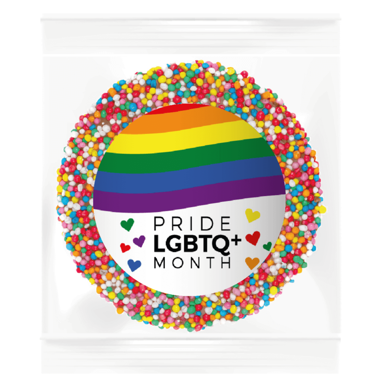 LGBTQ+ Pride Month Personalised Giant Chocolate Freckle