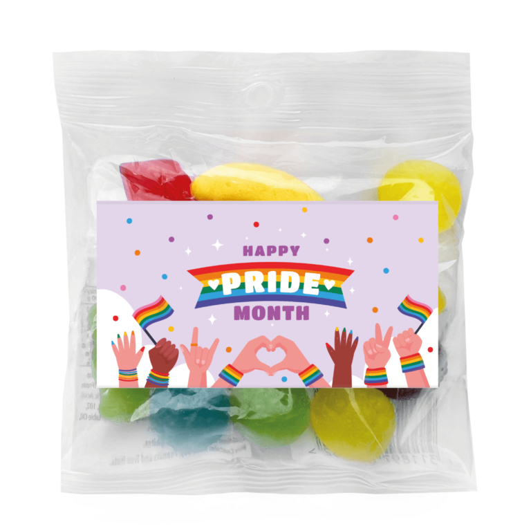 Pride Month Celebration Personalised Lolly Bags