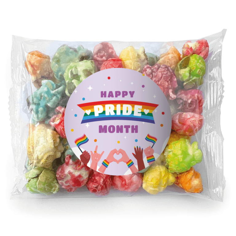 Pride Month Celebration Personalised Popcorn Bags
