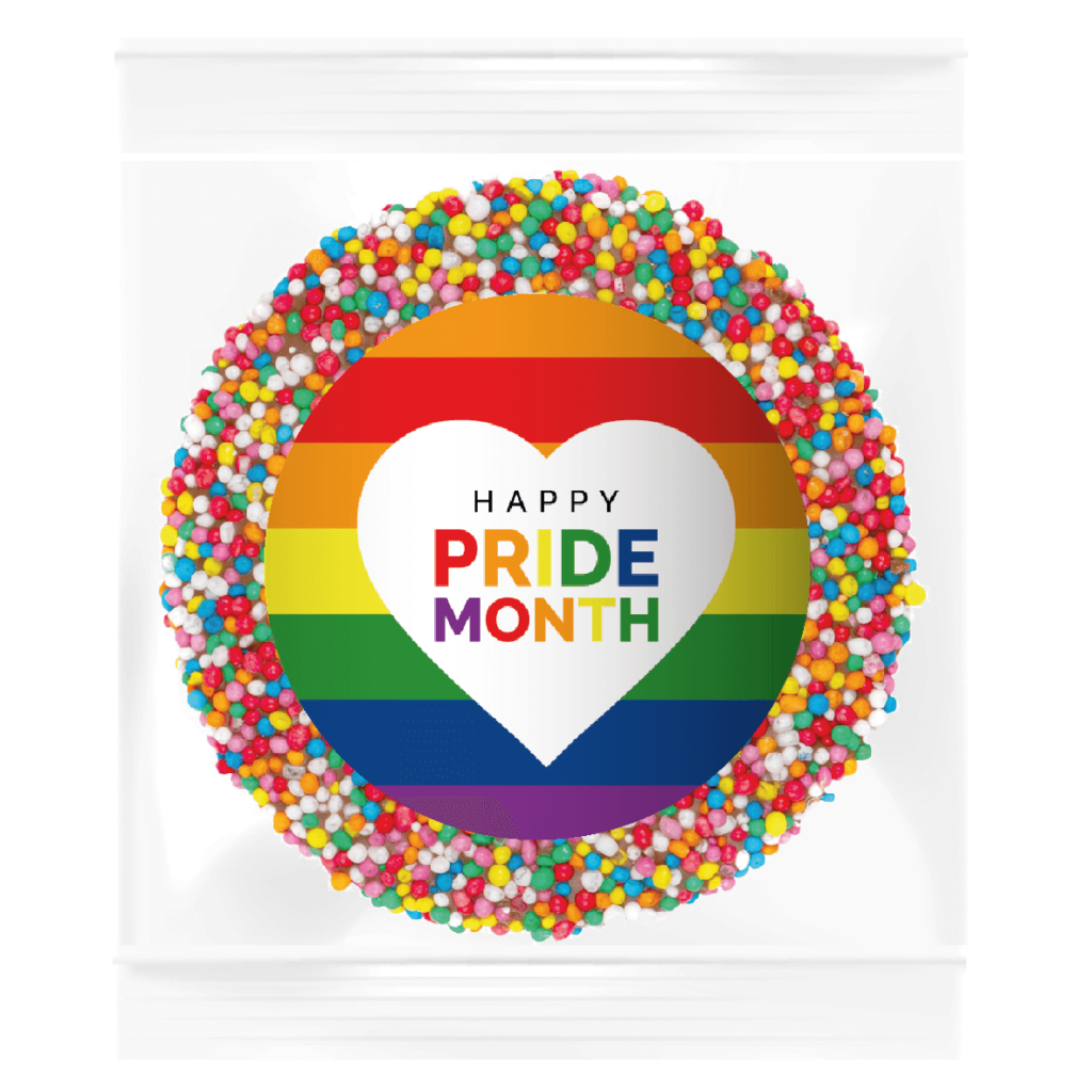 rainbow pride heart freckle