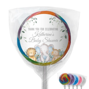sleepy baby animals lollipops