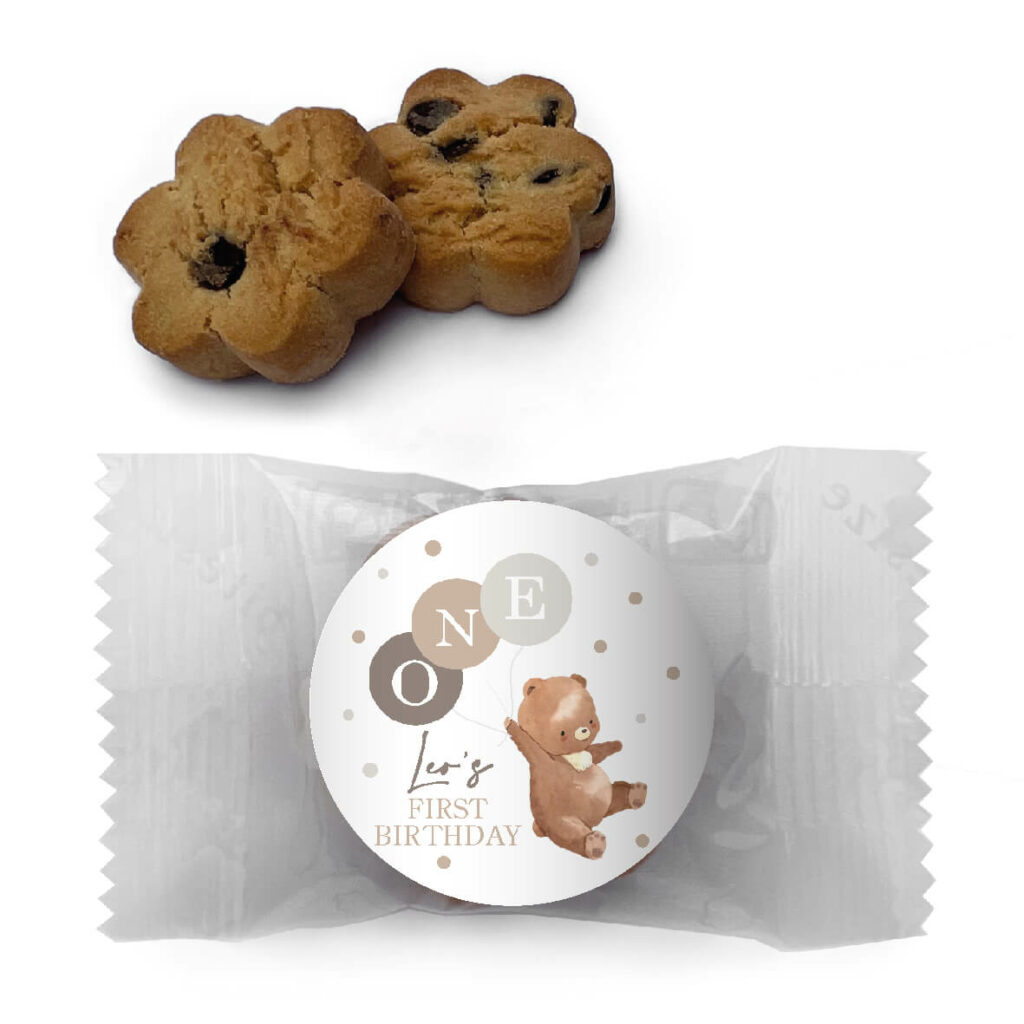 Shop for customised teddy mini cookies - Australia