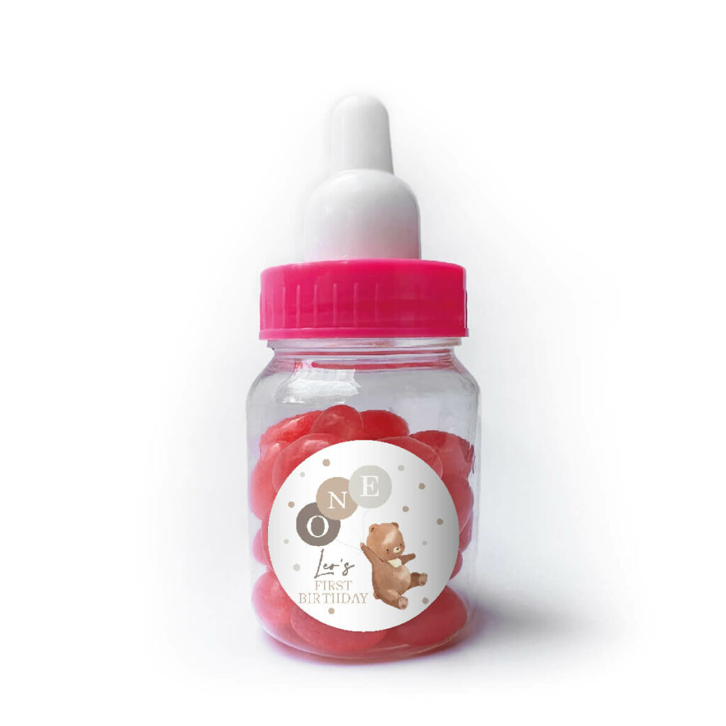 Shop for customised pink teddy jellybean - Australia