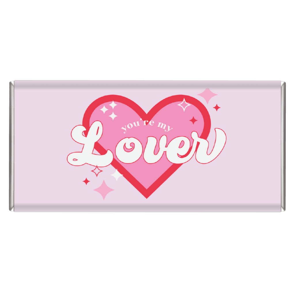 you're my lover custom chocolate bars