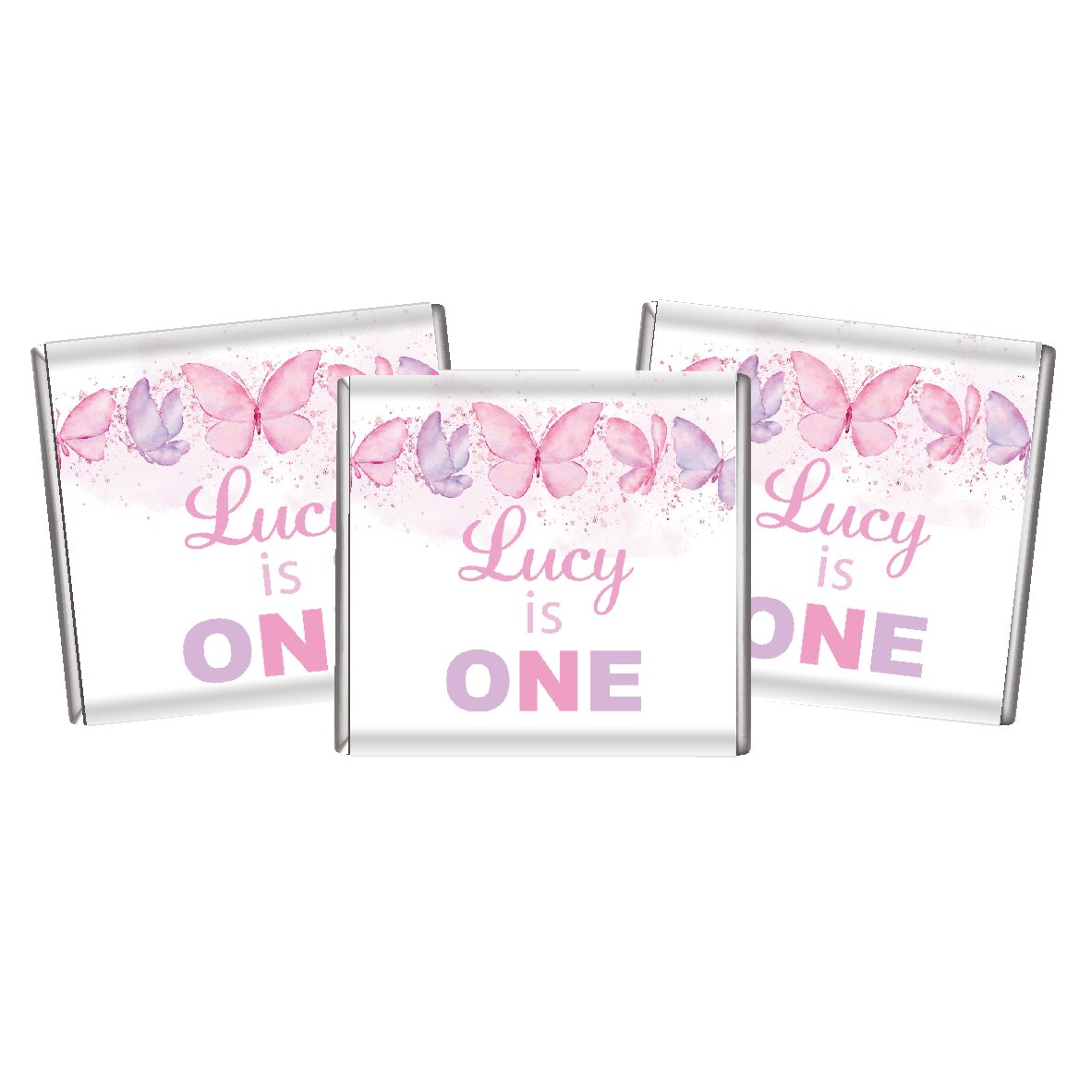pink purple butterflies favours