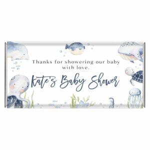 under the sea personalised chocolate bar favours (copy)