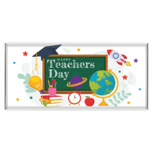 BRIGHT FUN TEACHERS DAY CHOCOLATE BARS