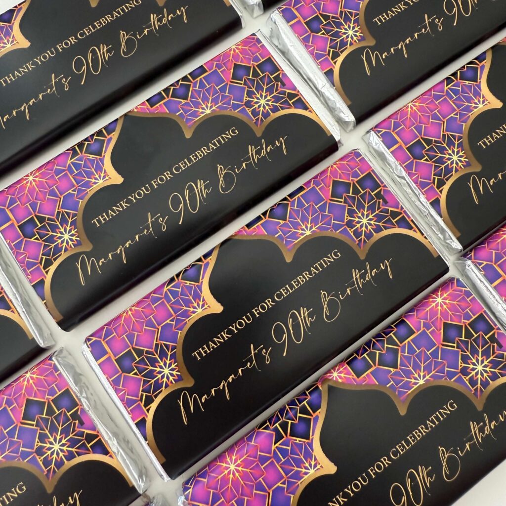 arabian nights purple chocolate bar